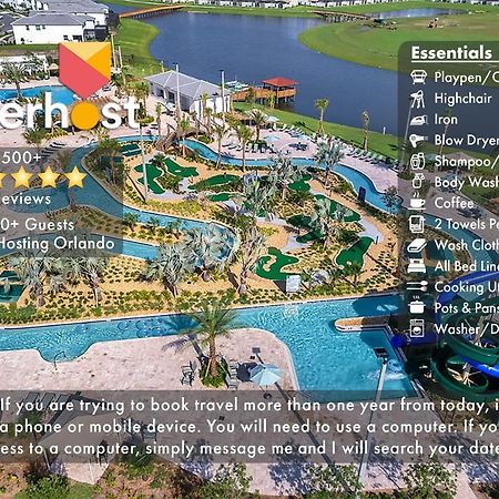 C - New 4 Bedroom Home - 5 Miles To Disney - Free Water Park - Private Pool 키시미 외부 사진