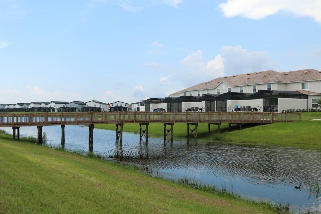 C - New 4 Bedroom Home - 5 Miles To Disney - Free Water Park - Private Pool 키시미 외부 사진
