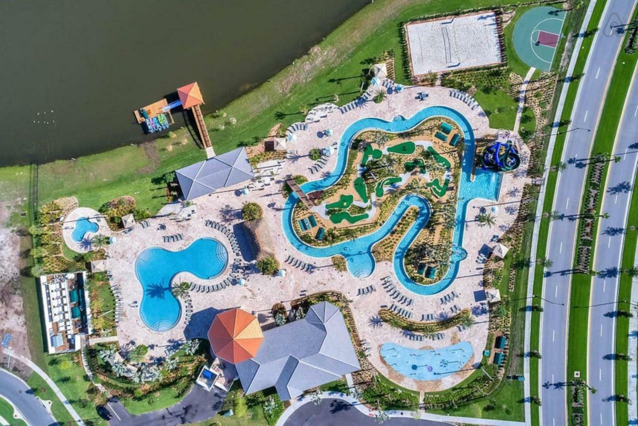 C - New 4 Bedroom Home - 5 Miles To Disney - Free Water Park - Private Pool 키시미 외부 사진