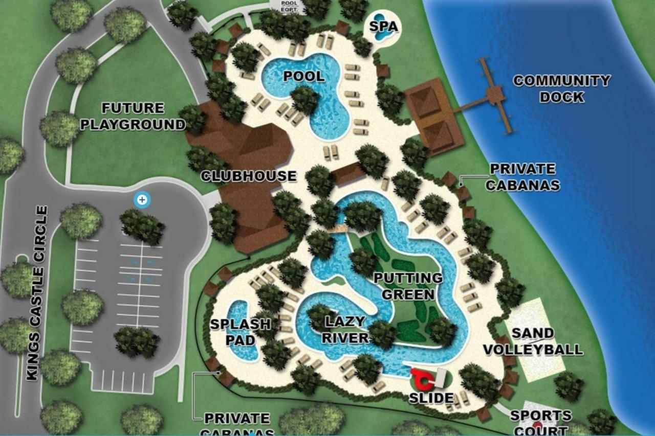 C - New 4 Bedroom Home - 5 Miles To Disney - Free Water Park - Private Pool 키시미 외부 사진